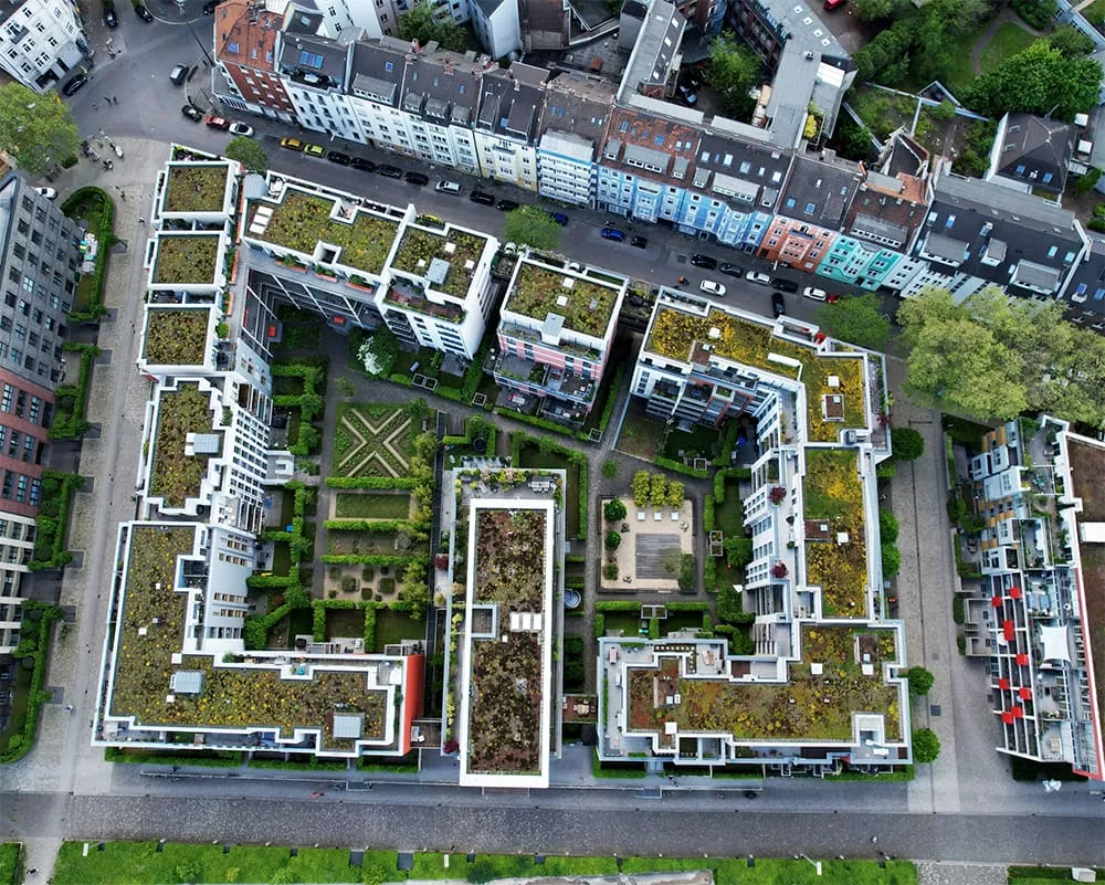 Aerial view of Antwerp
