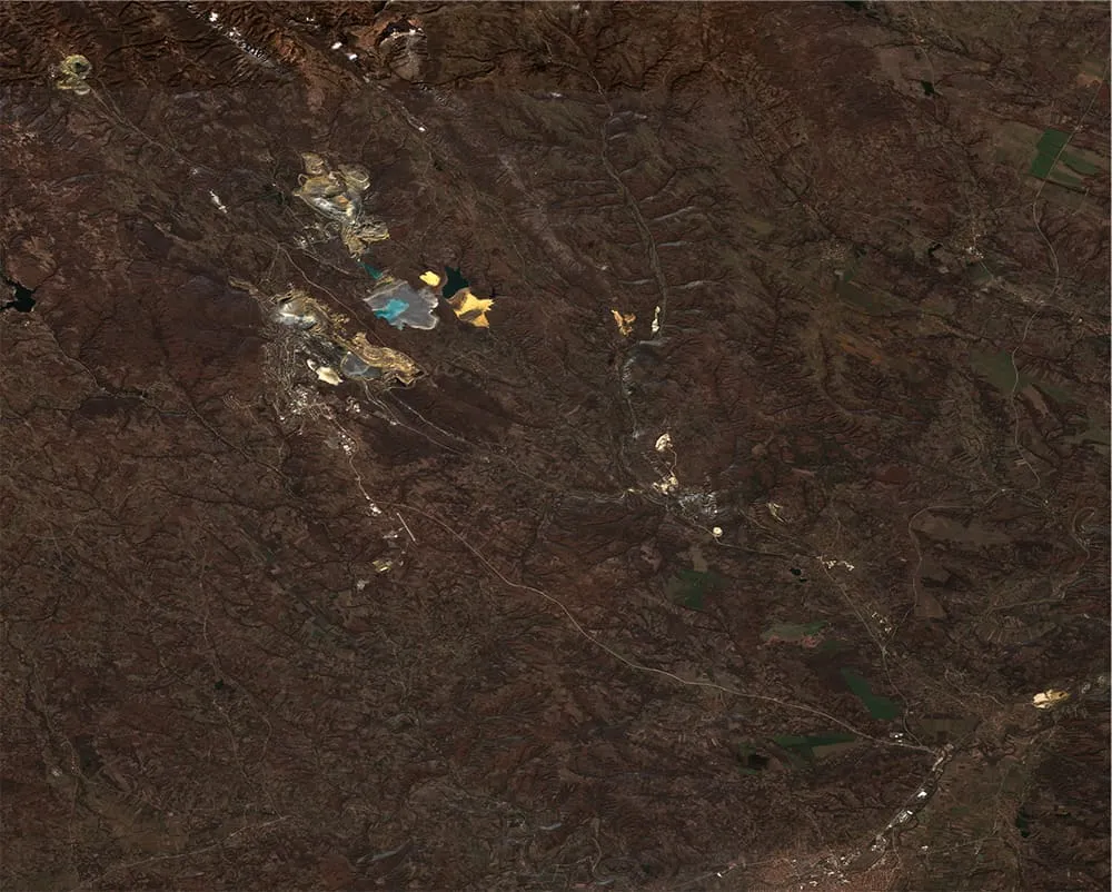 Bor mine surroundings Serbia 2020-02-16