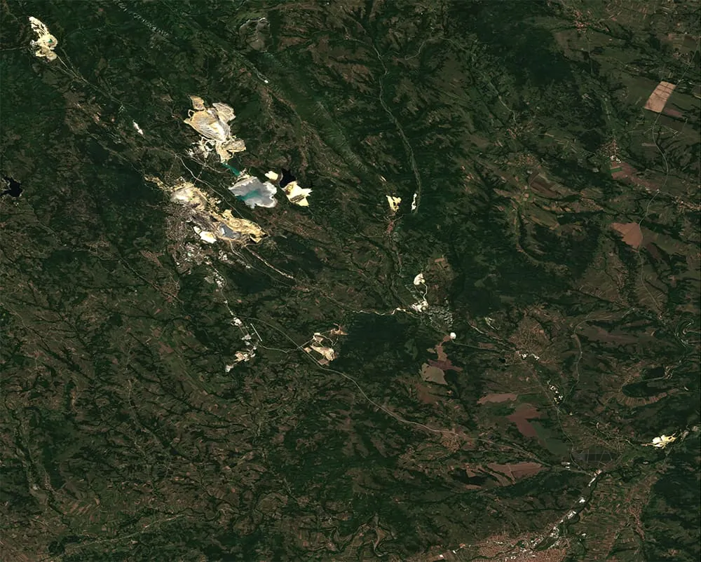 Bor mine surroundings Serbia 2020-09-05