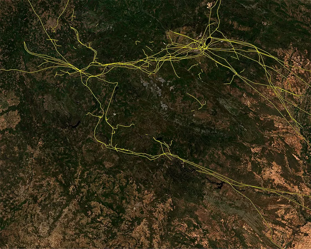 Post-Fire with Powerlines