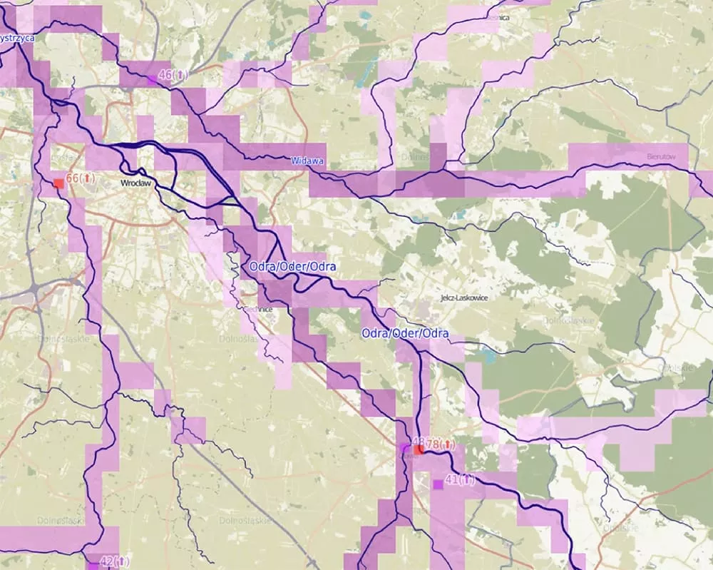 Flood impacts on grid management 