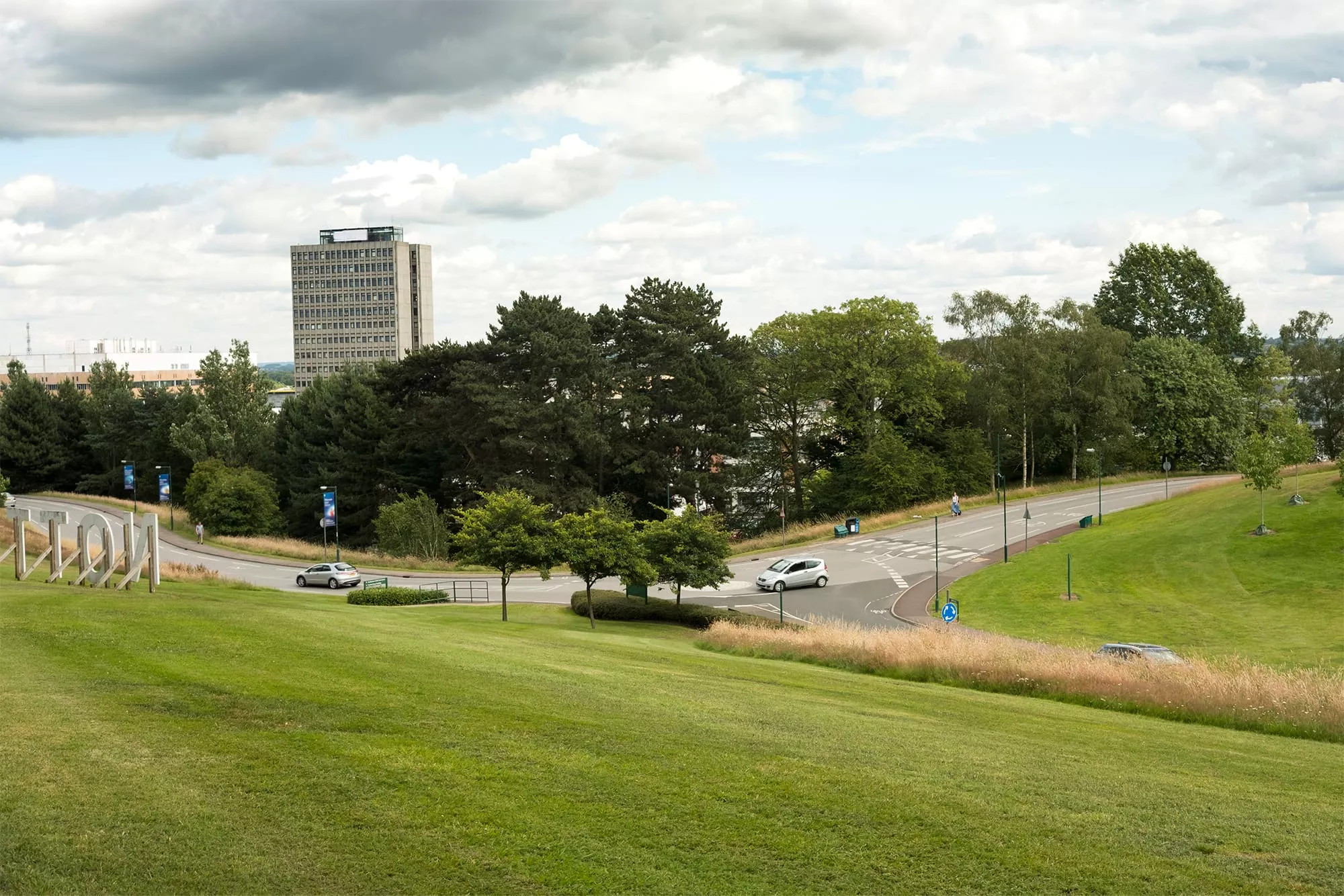 Green road co2 gas emissions 