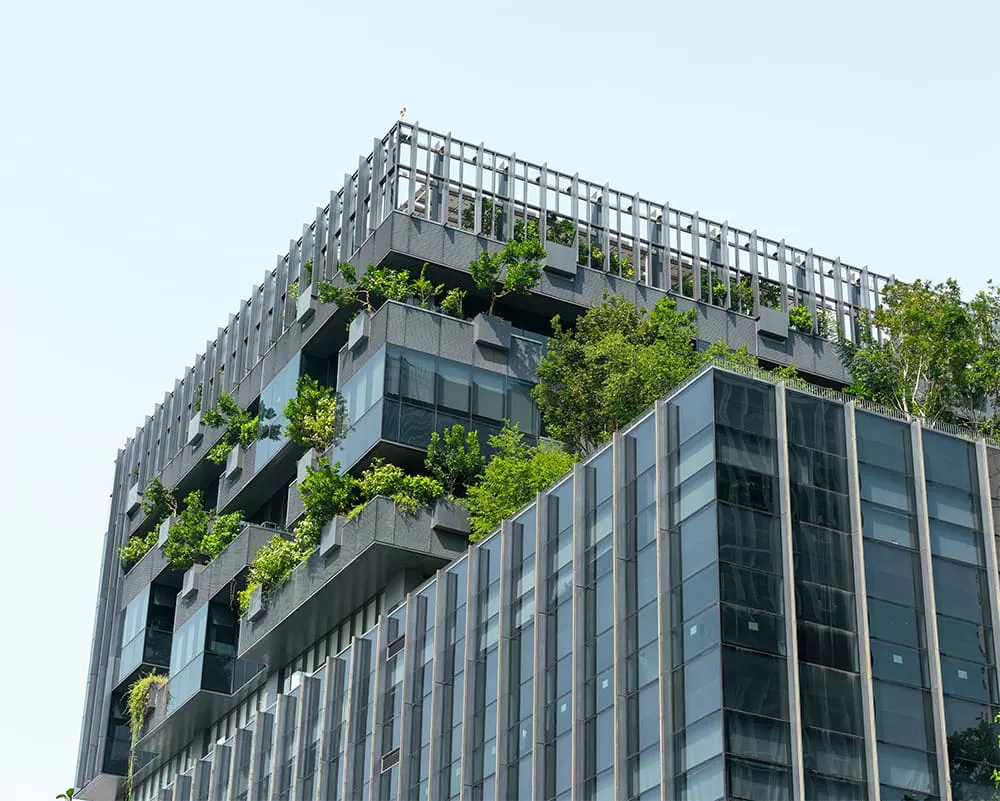 Meret Oppenheim Hochhaus urban green roof 