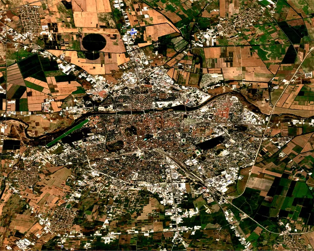 Plovdiv Bulgaria Sentinel 2 