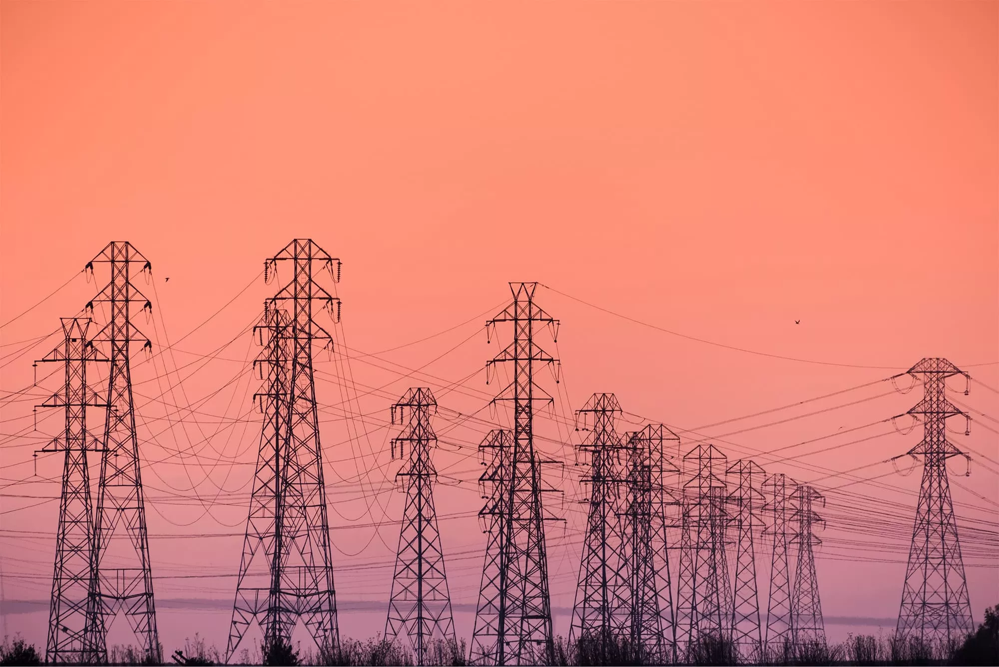 Power line energy risk